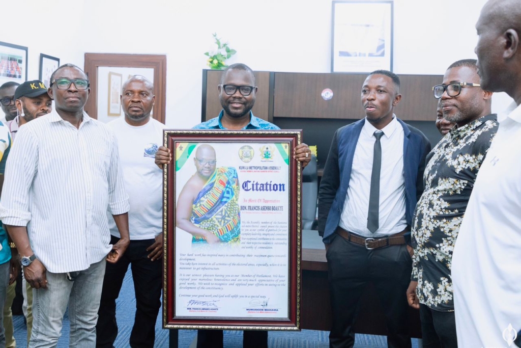 Bantama assembly members honour MP Asenso-Boakye