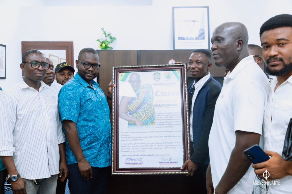 Bantama assembly members honour MP Asenso-Boakye