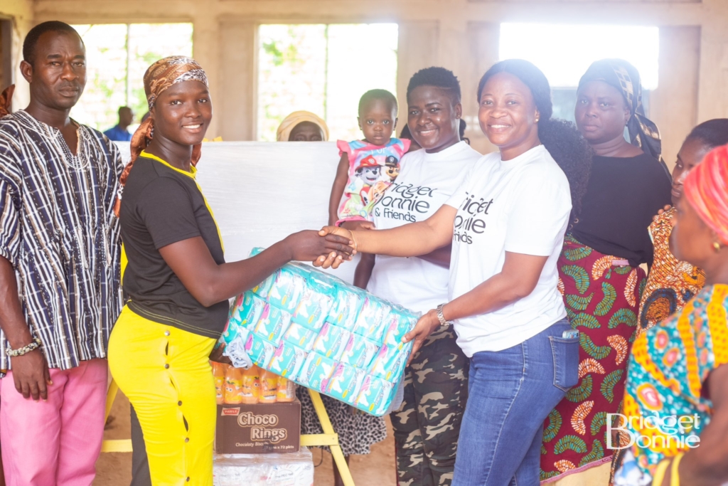 Bridget Bonnie, others donate essential items to Akosombo Dam-induced flood victims