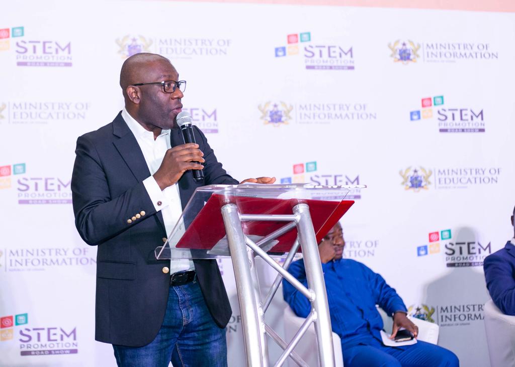 Kojo Oppong Nkrumah at STEM conference