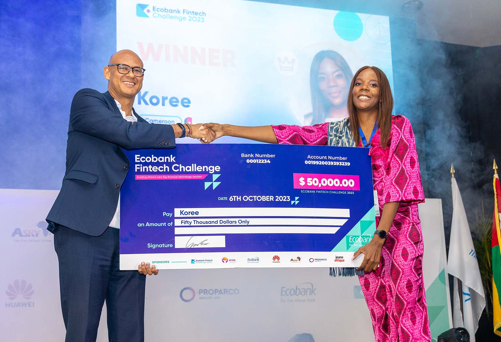 Koree, a Cameroonian company emerges as winner of 2023 Ecobank Fintech Challenge - Vimarsana News