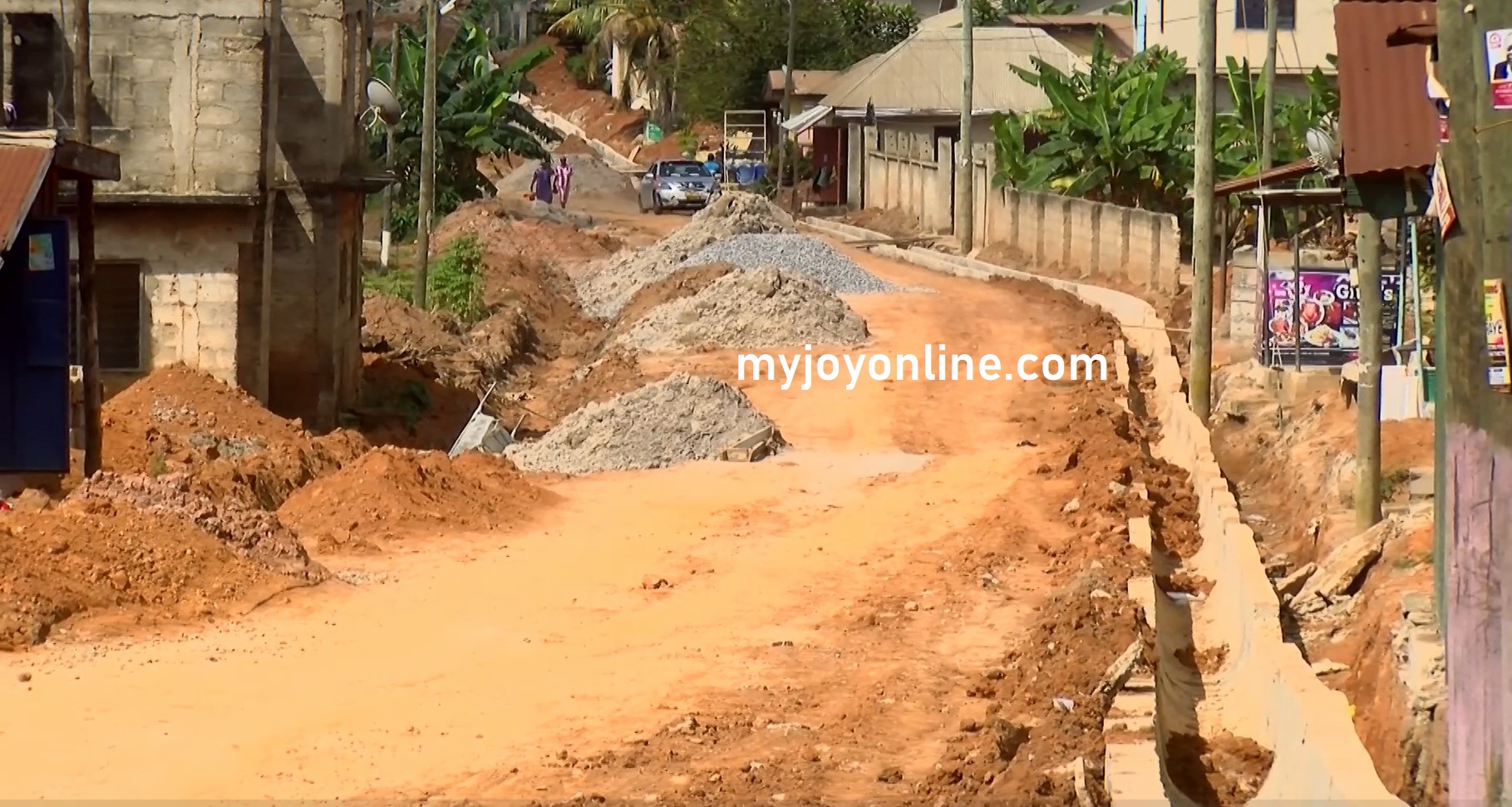 Ejisu residents hail ongoing road construction project spearheaded by their MP - Vimarsana News