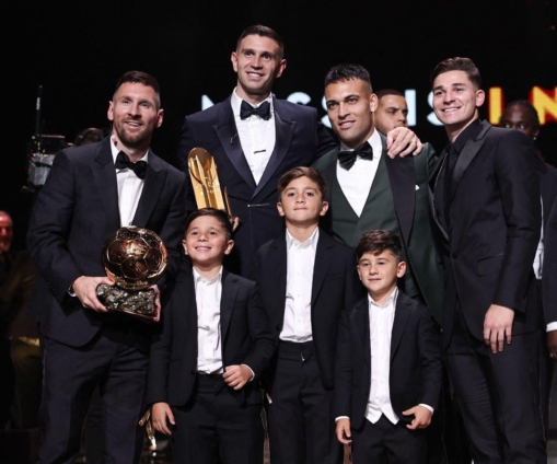 Lionel Messi's 8th Ballon D'Or trophy celebrated by Inter Miami in  exhibition