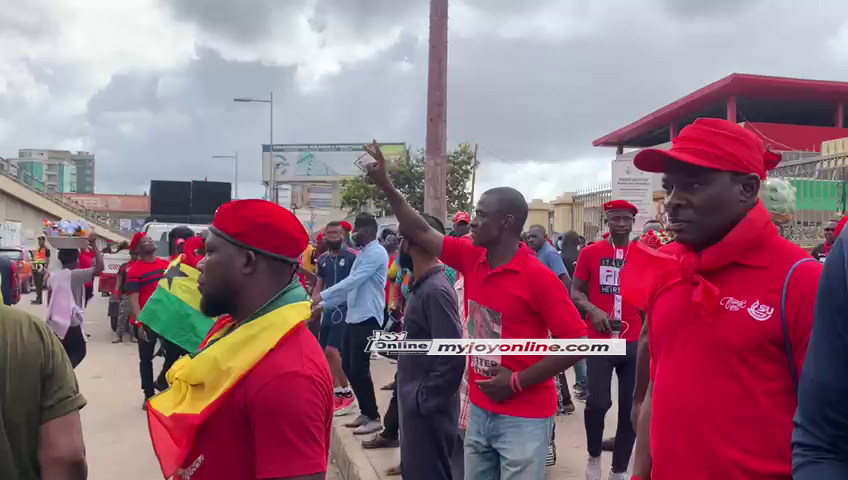 #OccupyBoG protest demanding Ernest Addison’s resignation underway 2 OccupyBoG protest