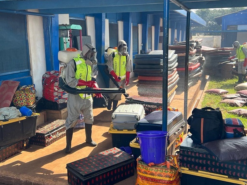 Bedbug infestation at PRESEC, Legon: LCB Worldwide Ghana Ltd, GUTA step in 2 Presec fumigation top