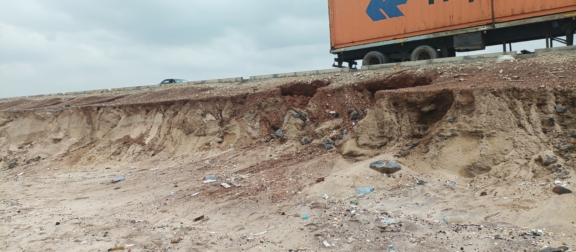 Sakumono Beach road faces imminent danger