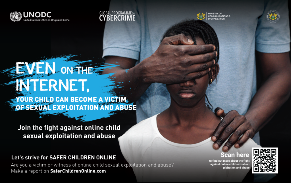 UNODC online child abuse campaign Ghana