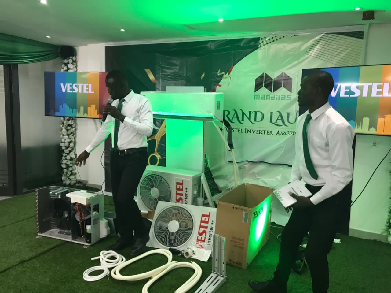 Mandilas Ghana brand new Vestel Inverter air conditioner into