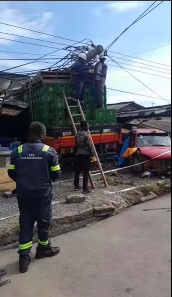 One feared dead, another injured after truck runs into NPP office