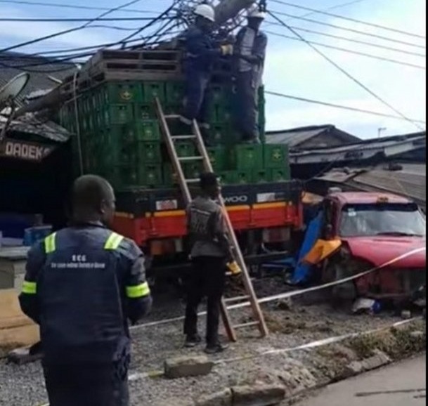 One feared dead, another injured after truck runs into NPP office - Vimarsana News