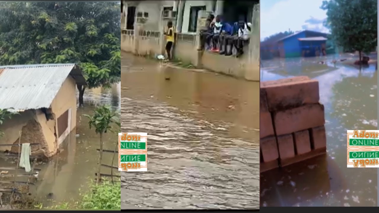 akosombo dam spillage locals at