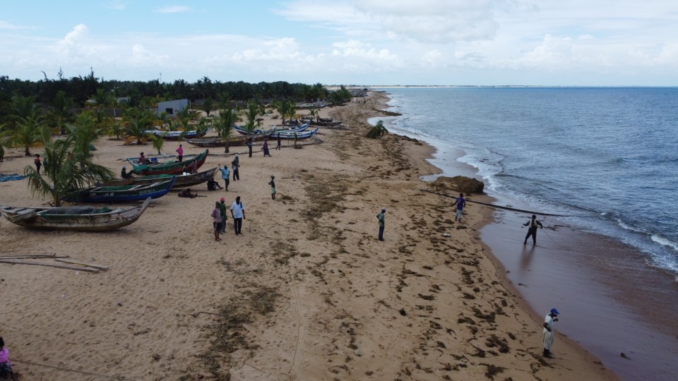 Dzelukope fishermen, residents agitated over structures erected too close to the sea by hotel owner