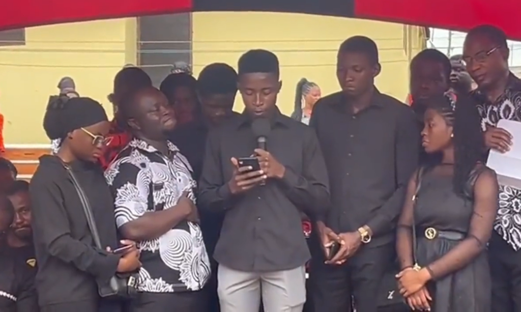 Sad scenes at funeral of KNUST student who died during childbirth