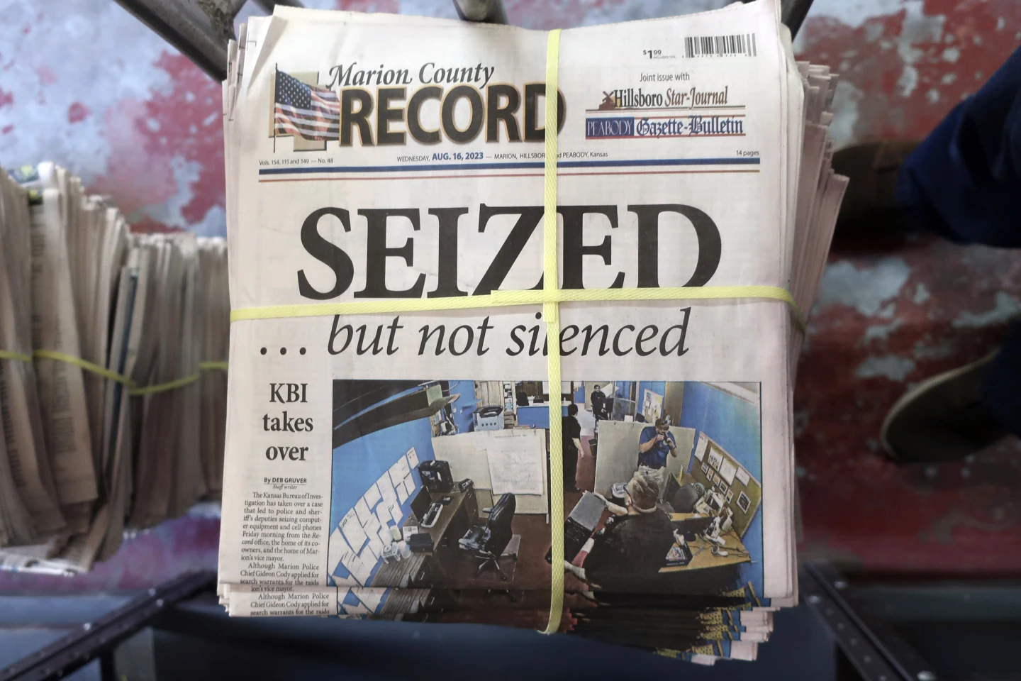 The police chief who led a raid of a small Kansas newspaper has been suspended - Vimarsana News
