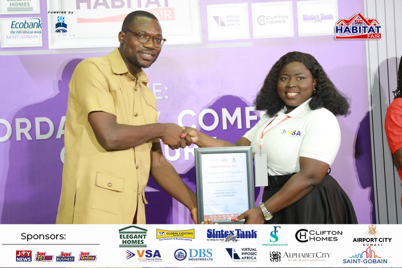 Ecobank-JoyNews Habitat Fair: JoyNews presents exhibitors with certificates - Vimarsana News