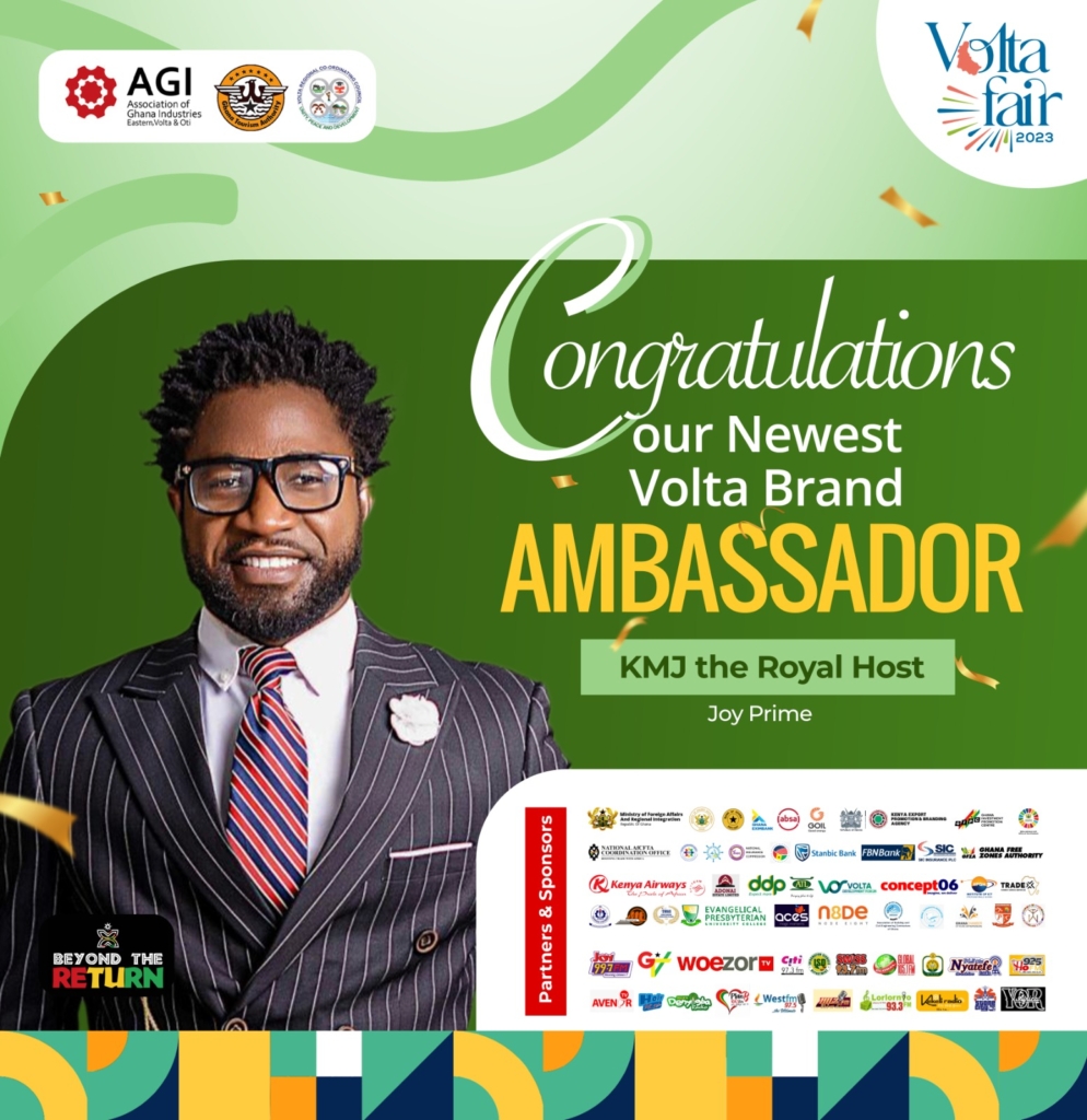 Joy Prime’s KMJ appointed ambassador for Volta Trade and Investment Fair 2023 