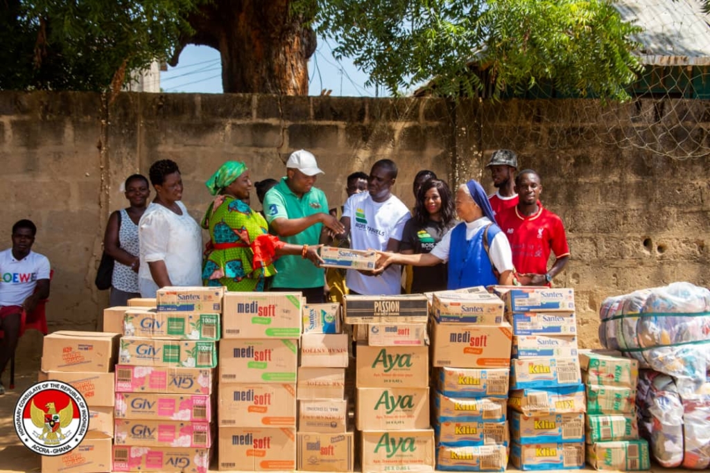 Akosombo Dam spillage Indonesian Consulate In Ghana commits to helping restore the lives of flood victims 2