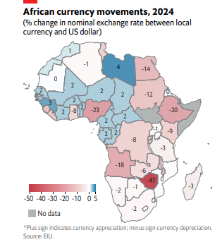 Cedi to record single-digit depreciation against dollar in 2024 – EIU