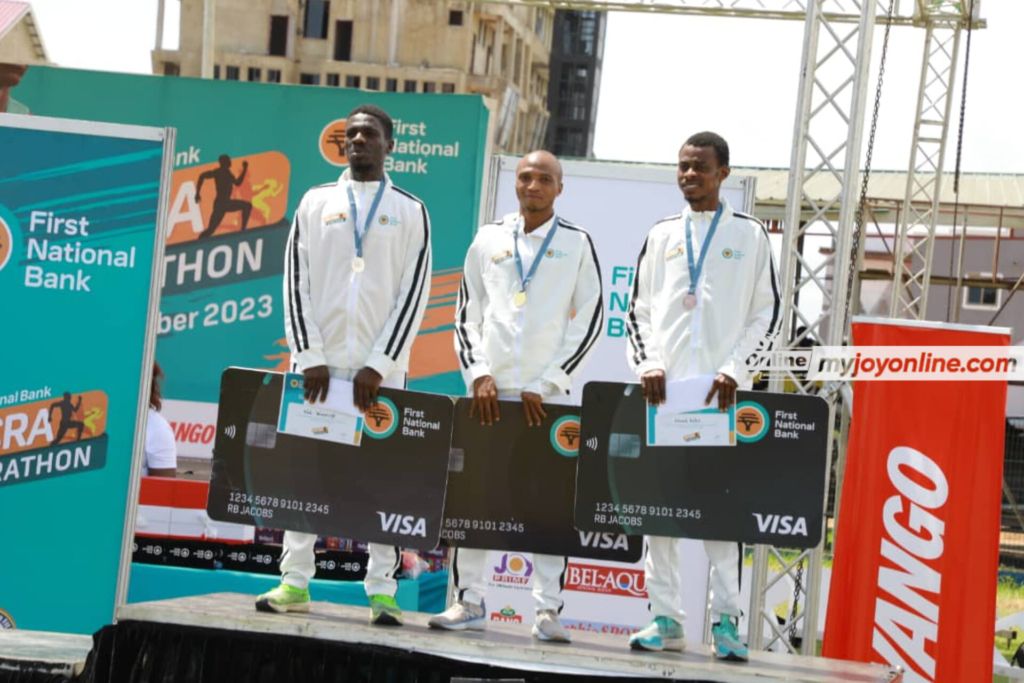 Koogo Atia clinches victory in 2023 First National Bank Accra Marathon