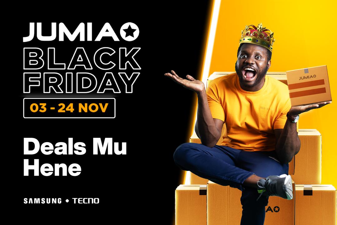 Jumia launches 'Black Friday' sale dubbed 'Deals mu hene' to ease
