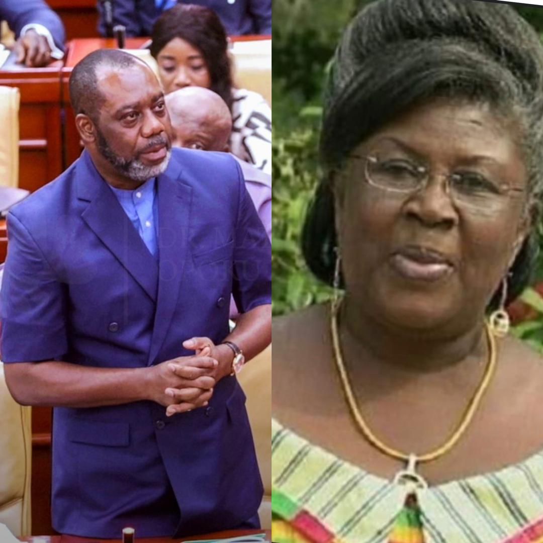 Matthew Opoku Prempeh eulosises the late Theresah Kufuor 2 NAPO 1