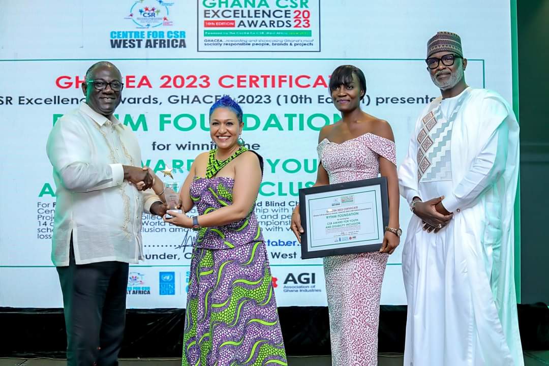 RYTHM Foundation wins CSR award for Youth and Disability Inclusion in Ghana - Vimarsana News