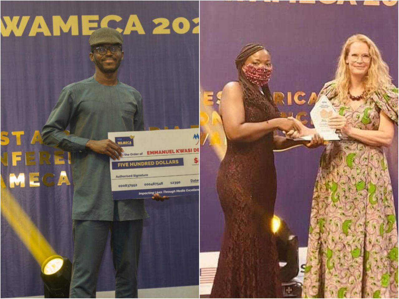 JoyNews' Kwasi Debrah, Francisca Enchill win big at WAMECA 2023 - Vimarsana News