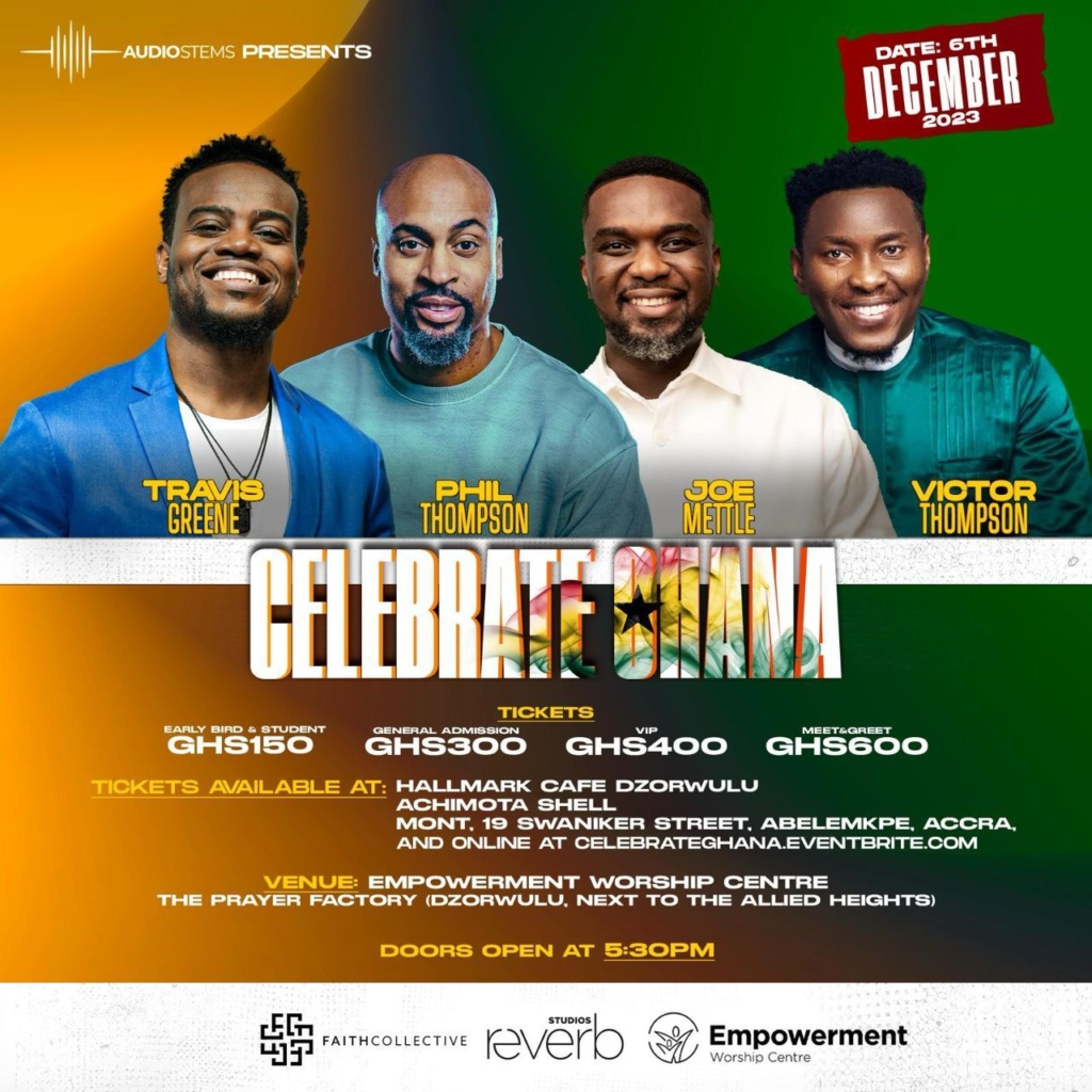 Travis Greene announces “Celebrate Ghana” gospel concert in Accra