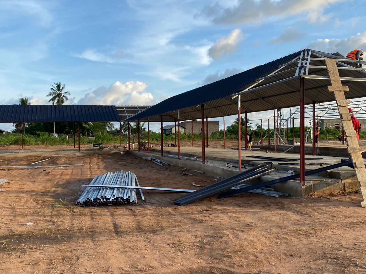 Construction Ambassadors' housing project for flood victims nearing completion - Vimarsana News