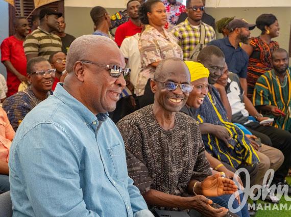 Mahama accuses NPP of driving the 'economy into a ditch'