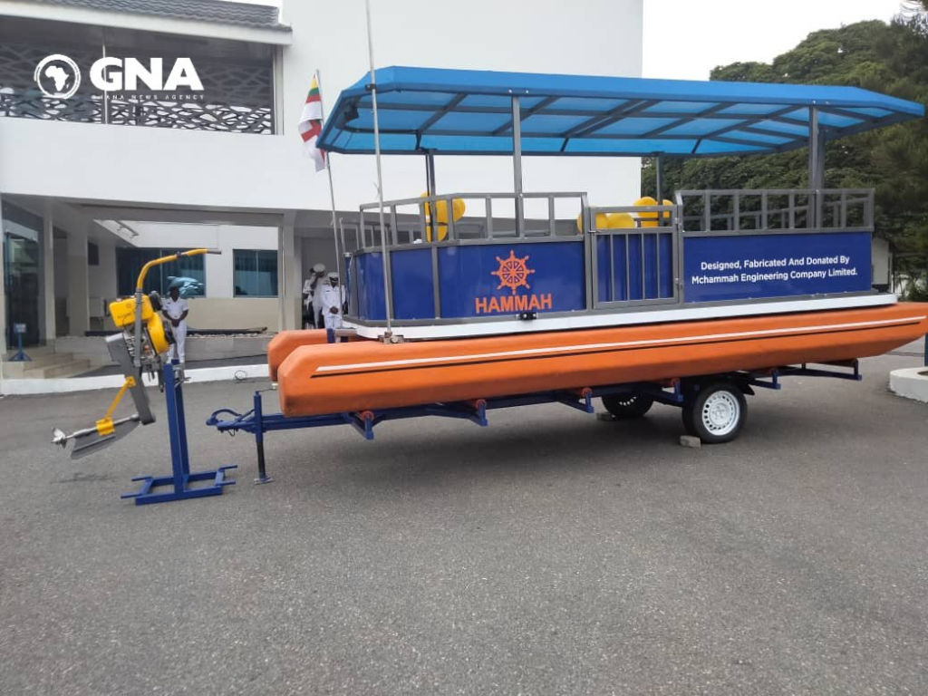 Ghana Navy receives locally manufactured catamaran vessel 