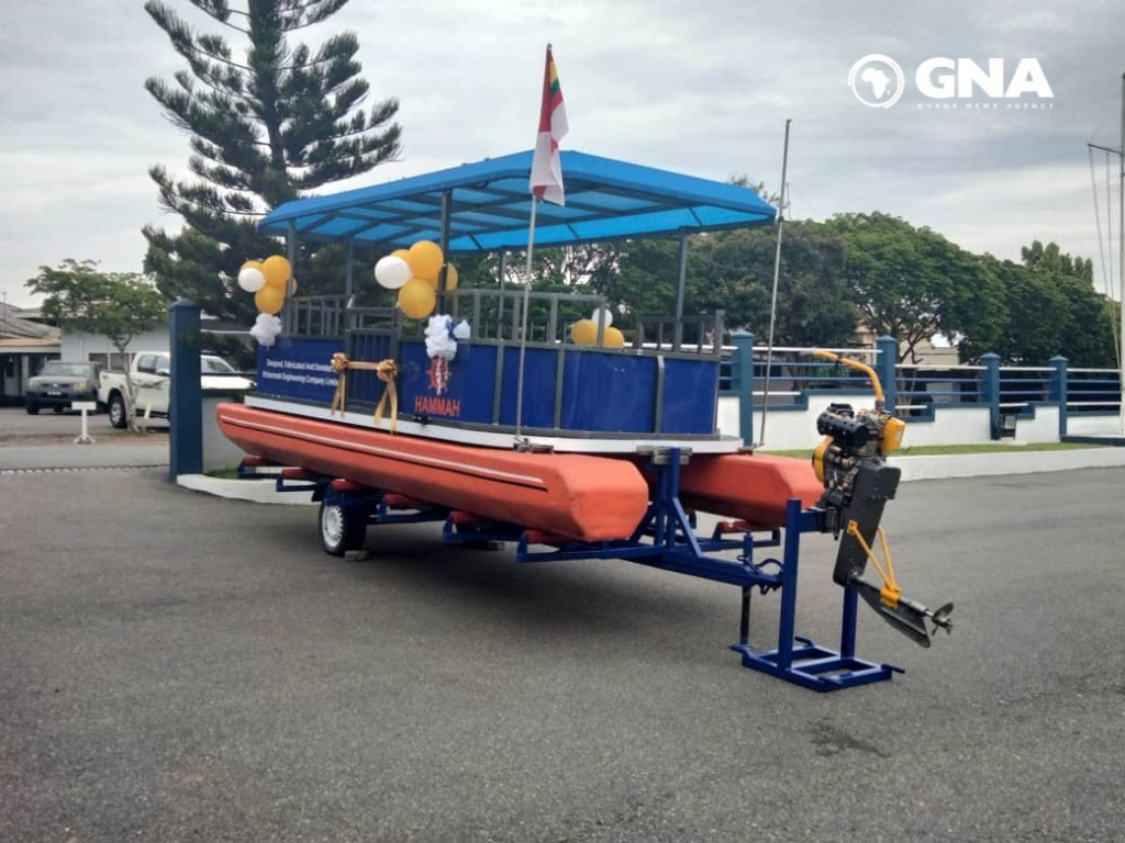 Ghana Navy receives locally manufactured catamaran vessel 