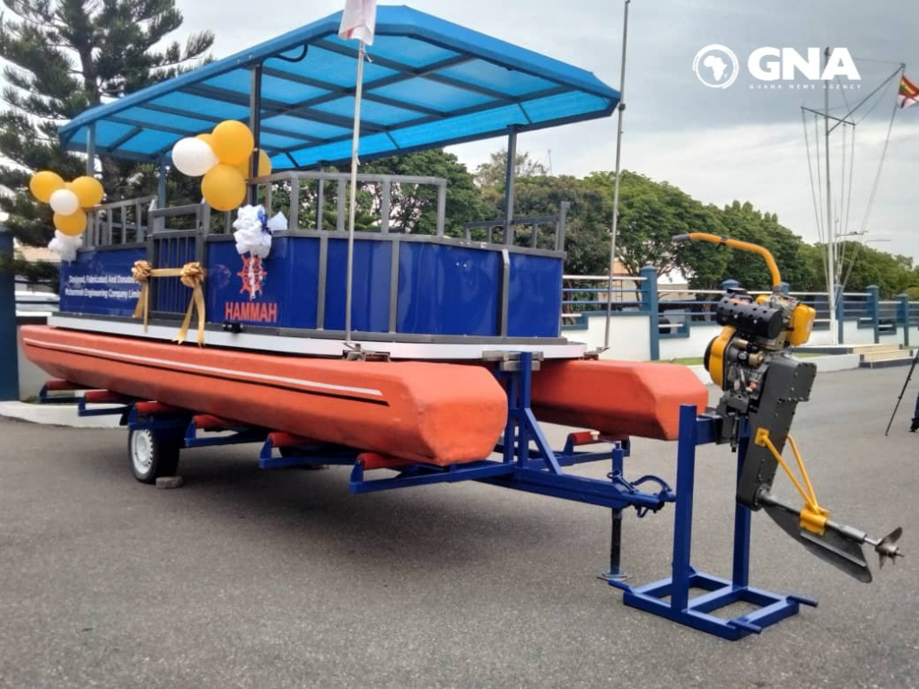 Ghana Navy receives locally manufactured catamaran vessel 