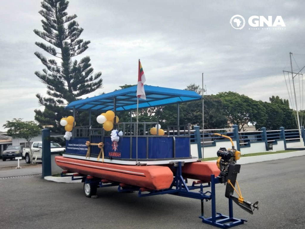 Ghana Navy receives locally manufactured catamaran vessel 