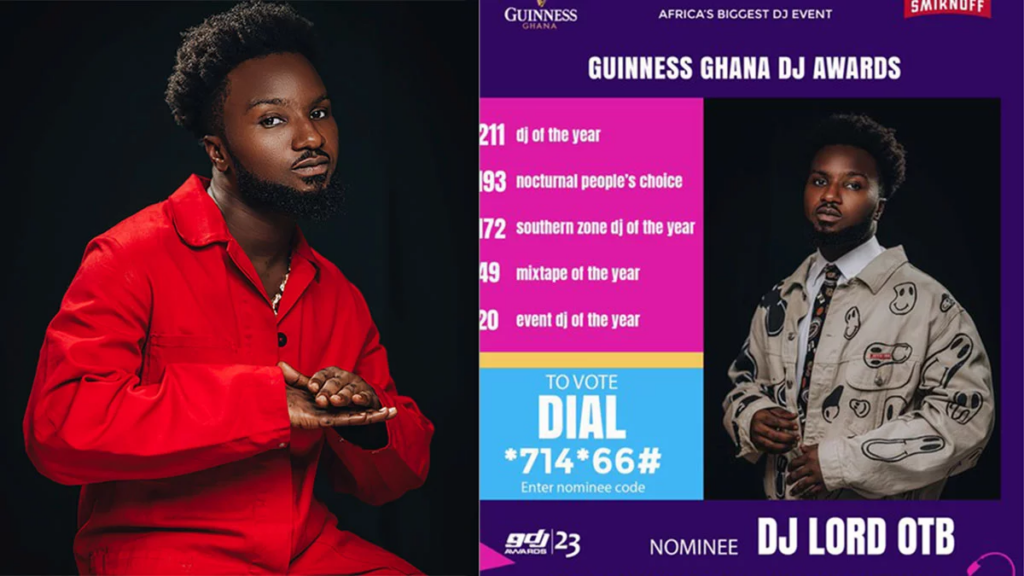 DJ Lord OTB wins 2023 Guinness Ghana DJ of the Year 