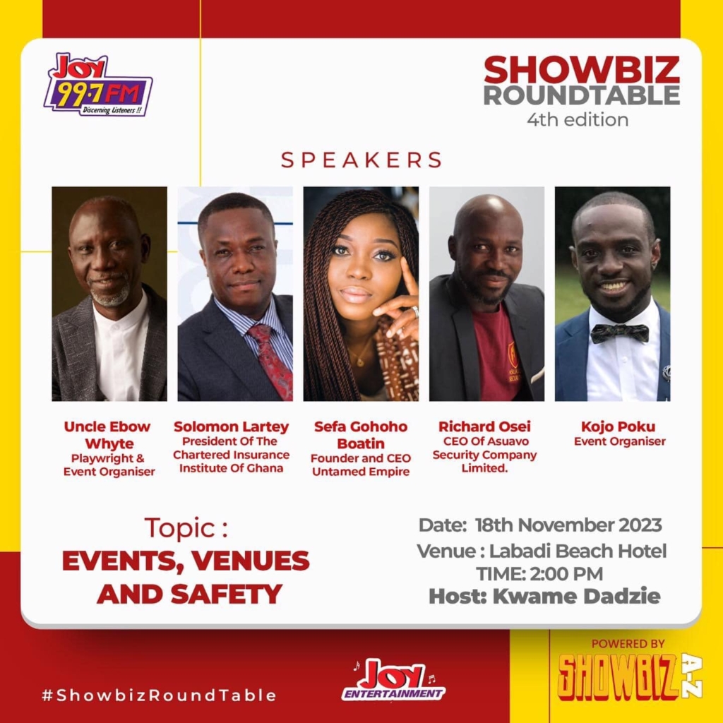 Joy FM's Showbiz Roundtable: Uncle Ebo Whyte joins panel for 4th edition