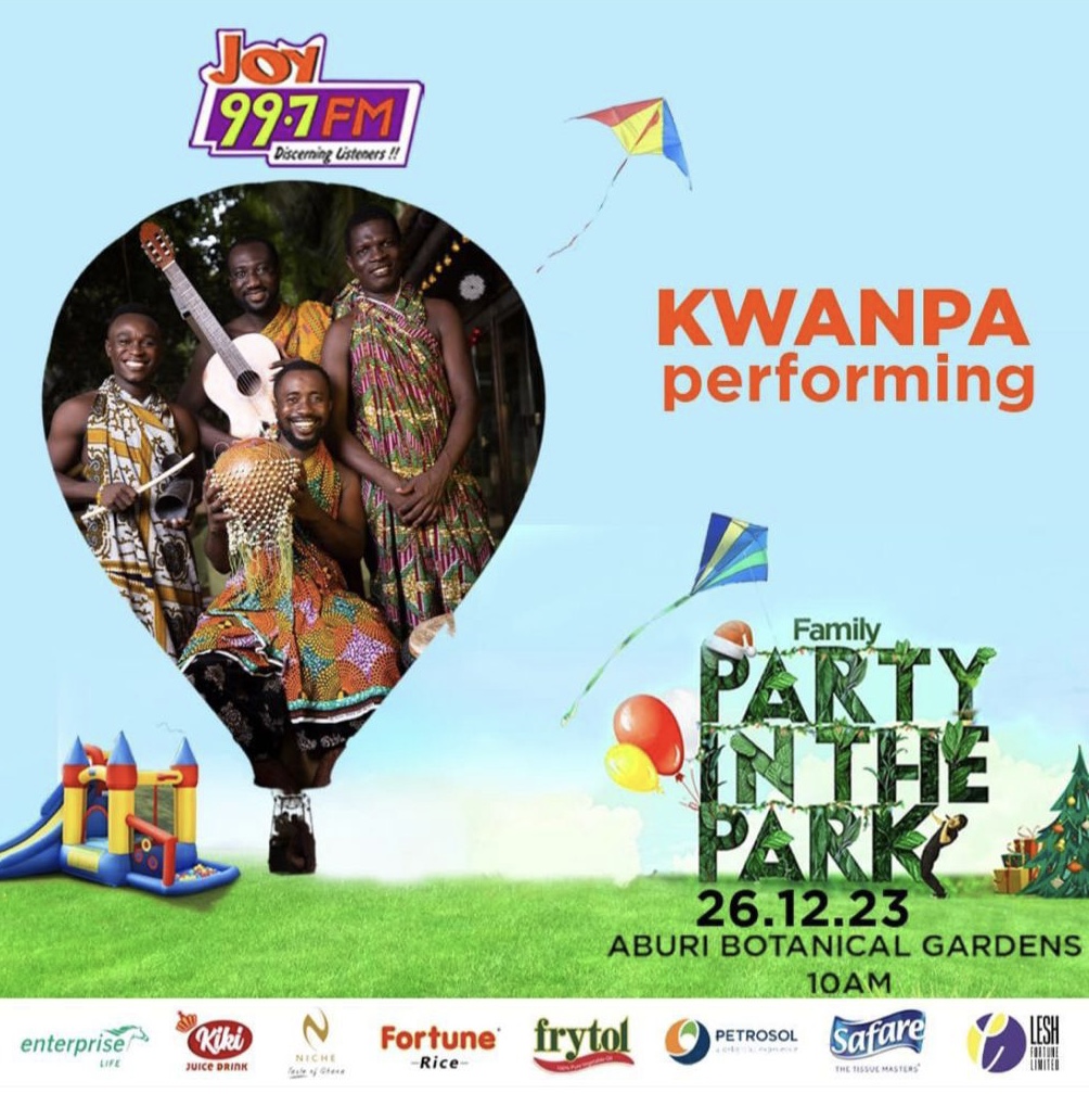 Kwabena Kwabena, Efya, Kwan Pa for 2023 Joy FM Family Party in the Park