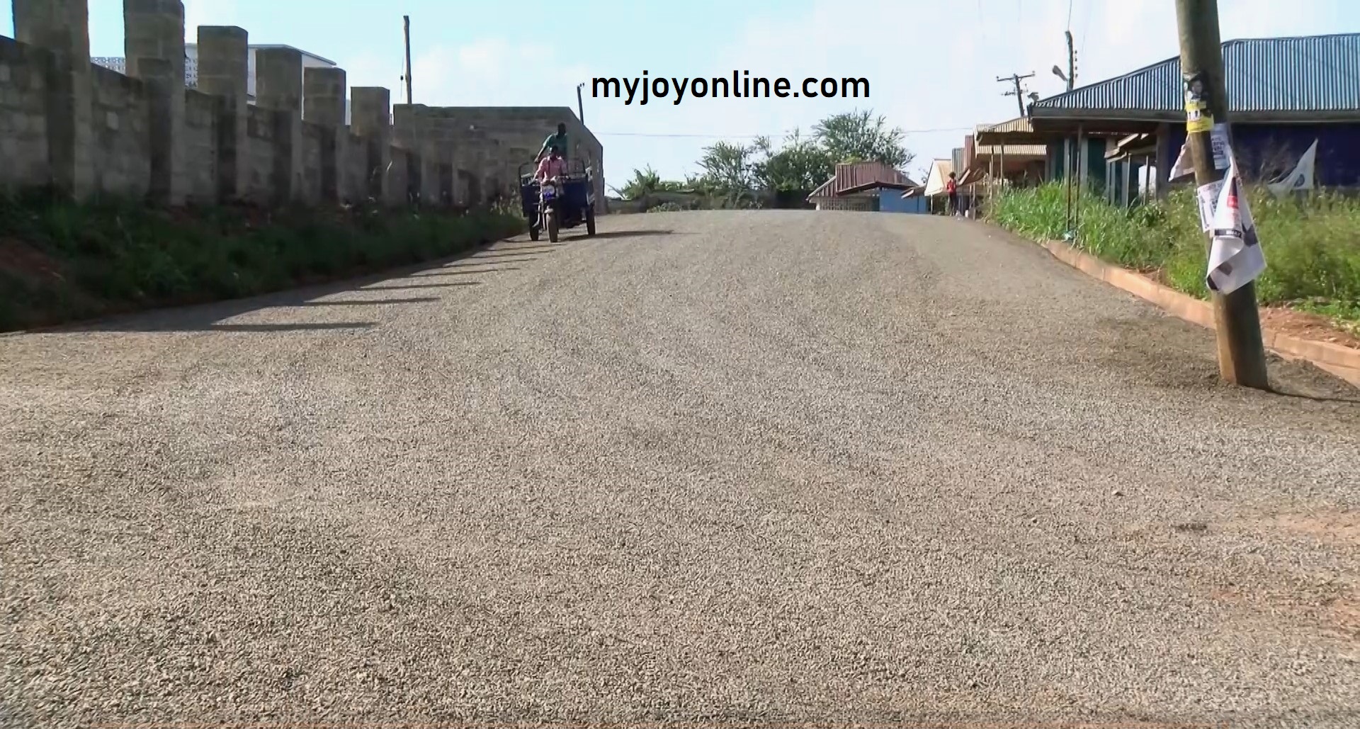 Boankra residents welcome newly constructed town roads with a vigil - Vimarsana News