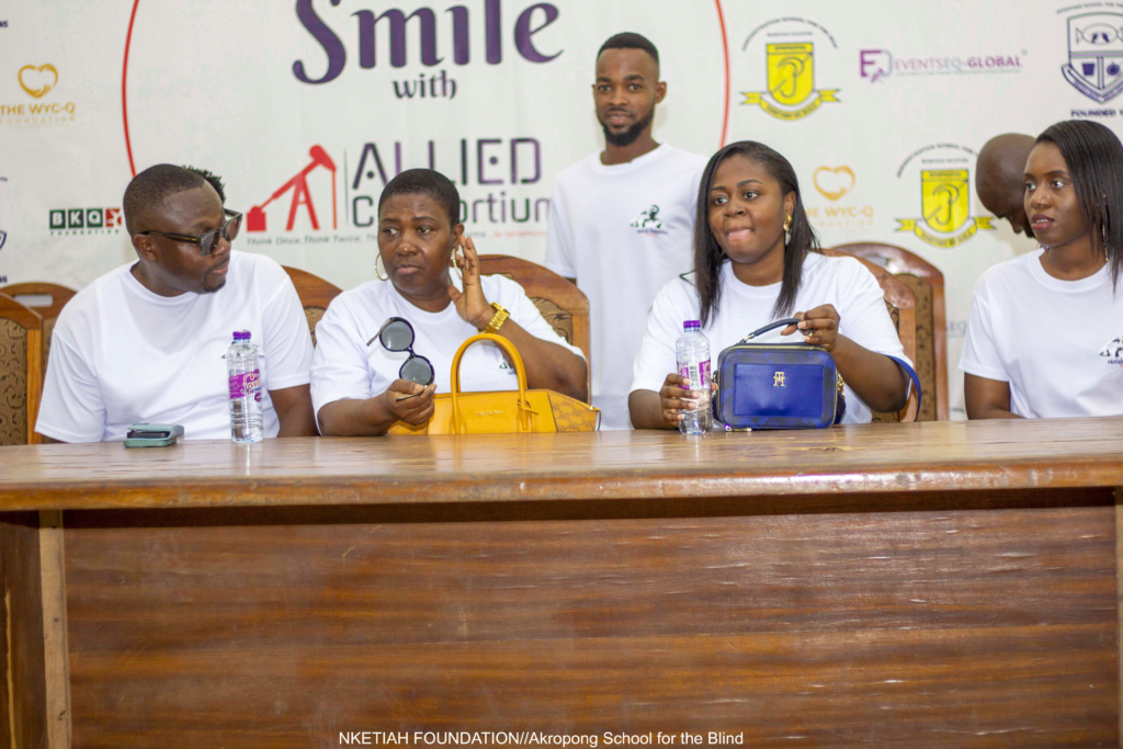Photos: Nketiah Foundation donates to Akropong School for the Blind