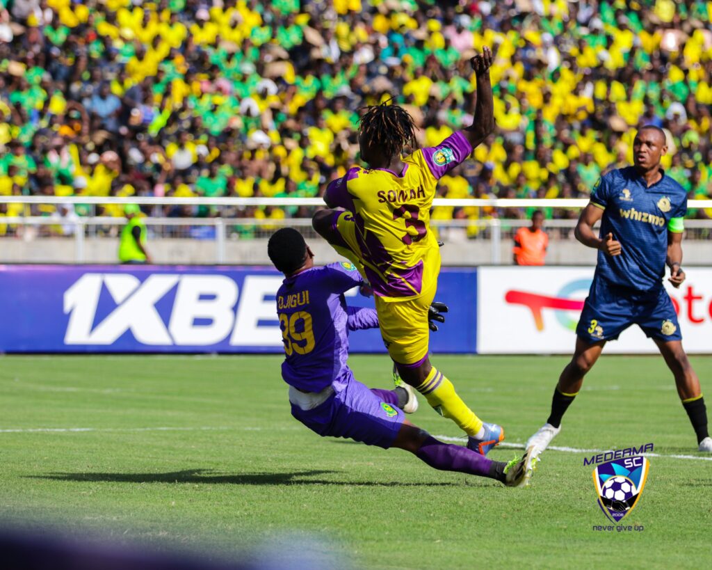 CAF Champions League: Jonathan Sowah sees red as Medeama suffer humiliating defeat to Yanga 2 Medeama