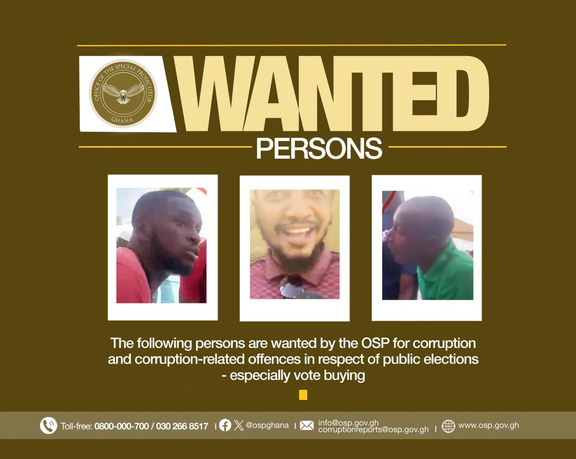 NPP primaries: OSP declares 6 wanted over alleged vote buying, inducement and others 2 Wanted