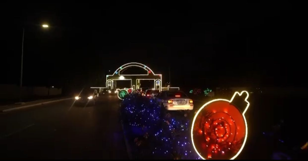 December in Ghana The essence of festive lighting