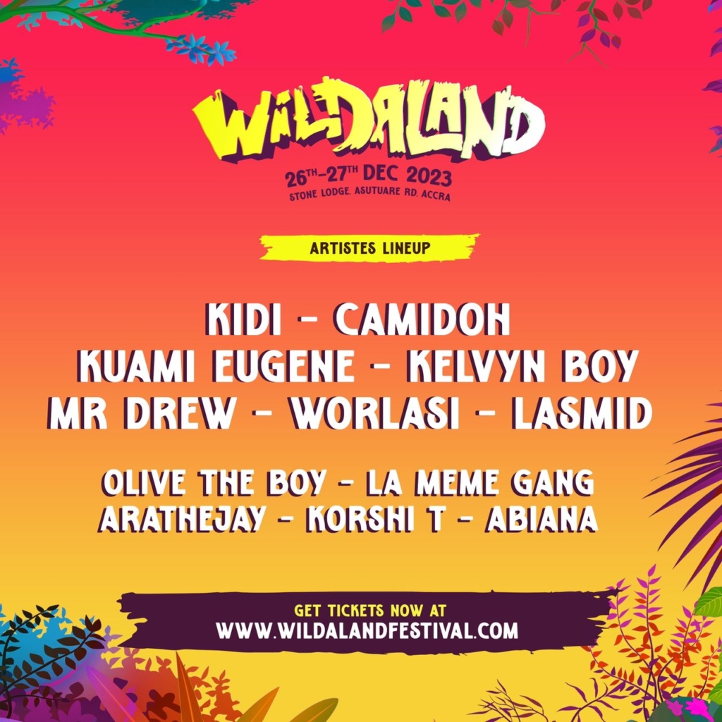 Wildaland Festival announces an all Ghanaian first wave line-up for 2023 edition