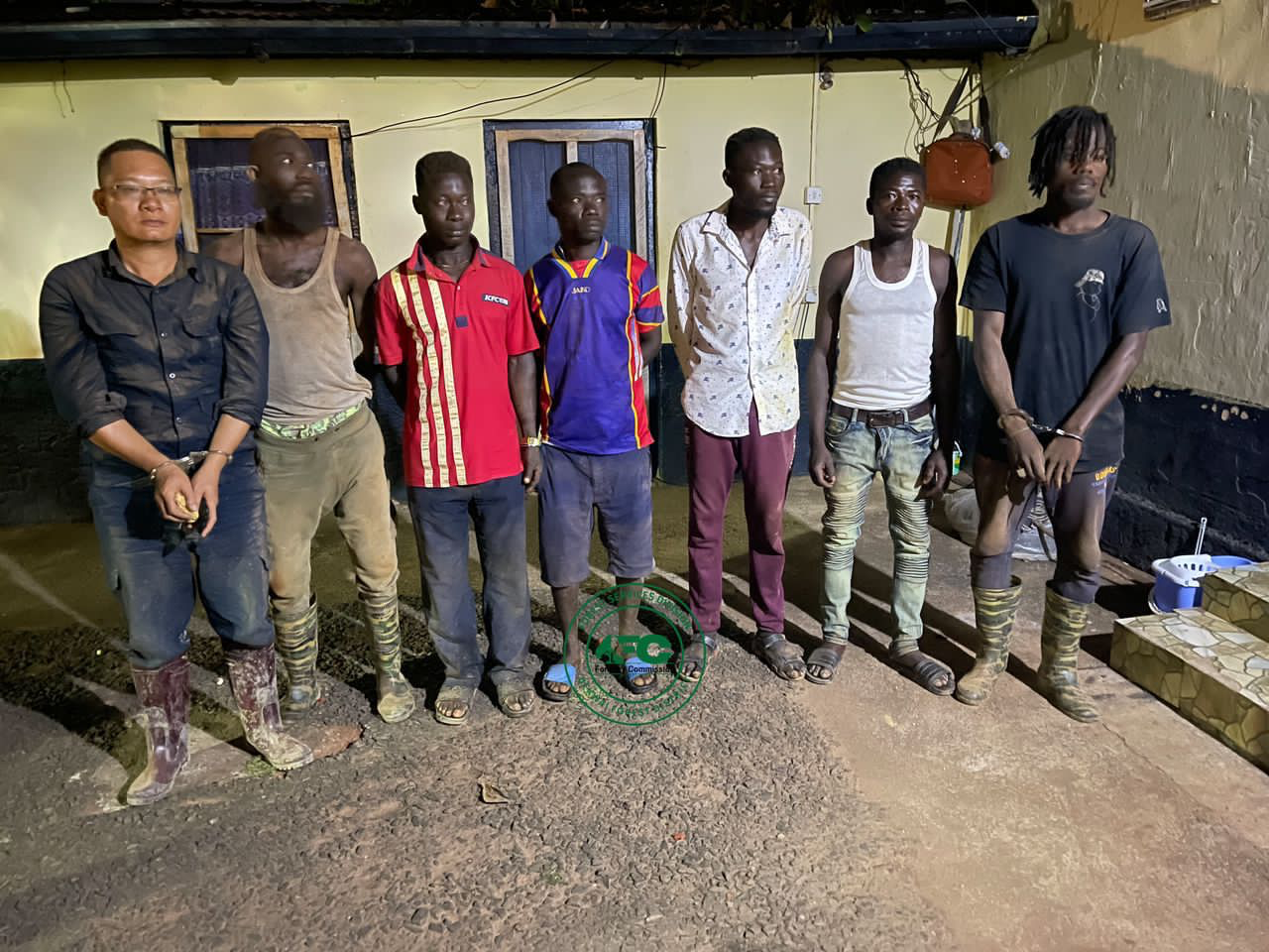 Bekwai Circuit Court remands 3 Chinese and 7 Ghanaian illegal miners - Vimarsana News