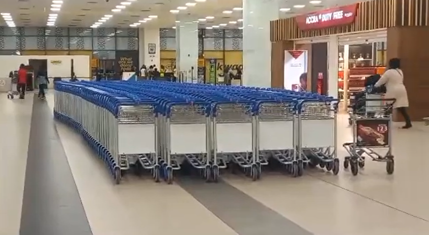 GACL replaces defective trolleys at Kotoka Airport