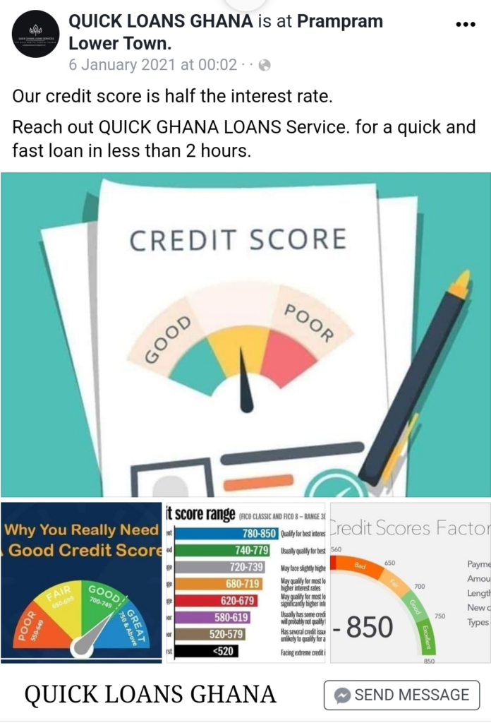Does Ghana have a credit scoring system?