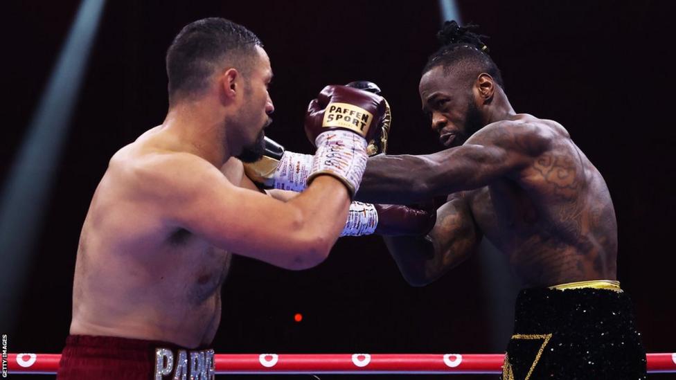 Anthony Joshua beats Otto Wallin in Saudi but Deontay Wilder suffers shock loss to Joseph Parker