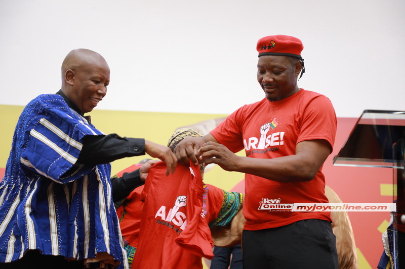 Arise Ghana Movement honours Julius Malema