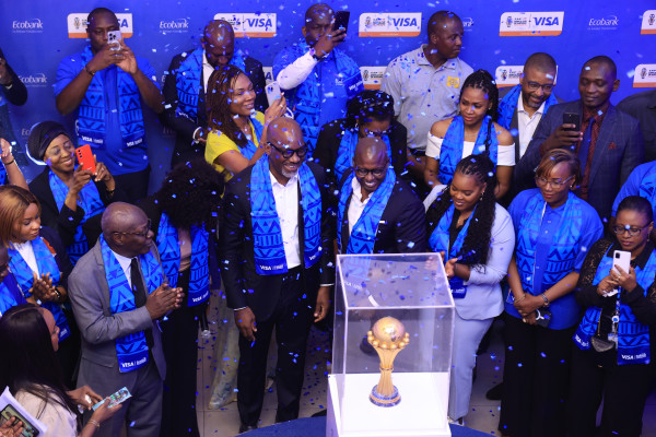Ecobank and VISA jointly host the TotalEnergies Confederation of African Football (CAF) Africa Cup of Nations, Côte d’Ivoire 2023 trophy in Abidjan 2 418 Zl1U4P