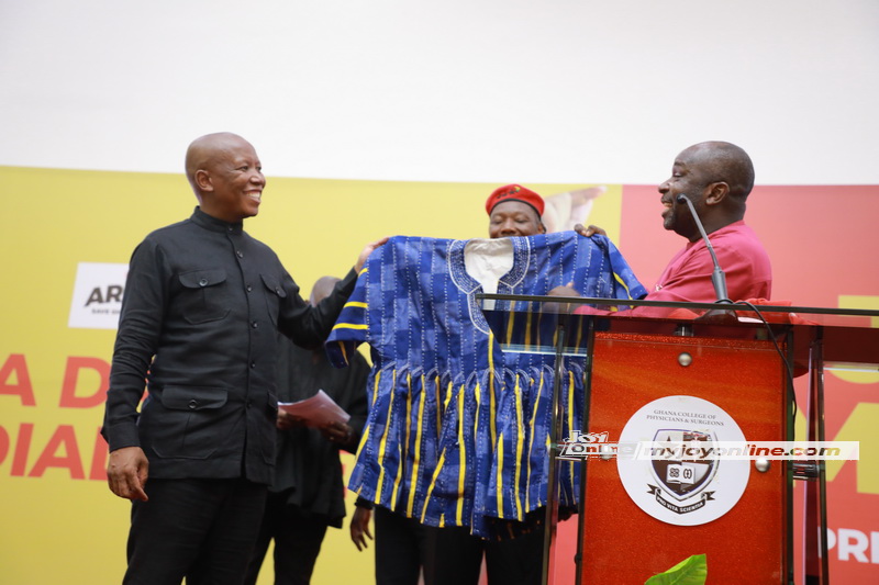 Arise Ghana Movement honours Julius Malema